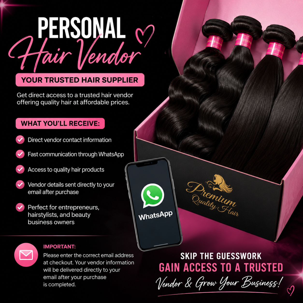 Premium Rich Girl Melt Personal Hair Vendor